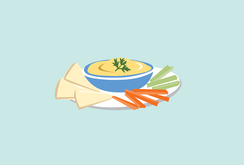 Hummus Illustration