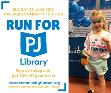 Maccabi Gb Community Fun Run Pj Library In The Uk