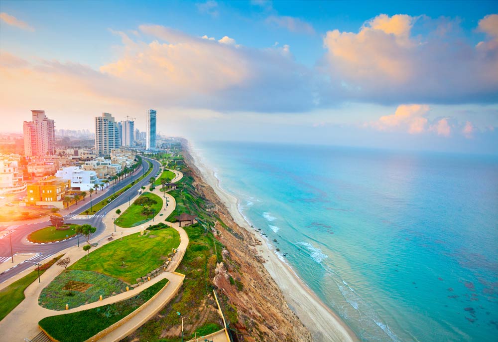 Arial image of Netanya