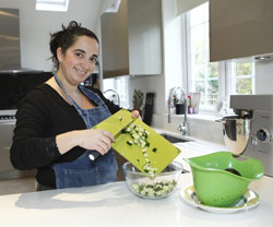 Head shot of Fabienne Viner-Luzzato from Home cooking by Fabienne