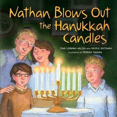 Nathan Blows Out the Hanukkah Candles